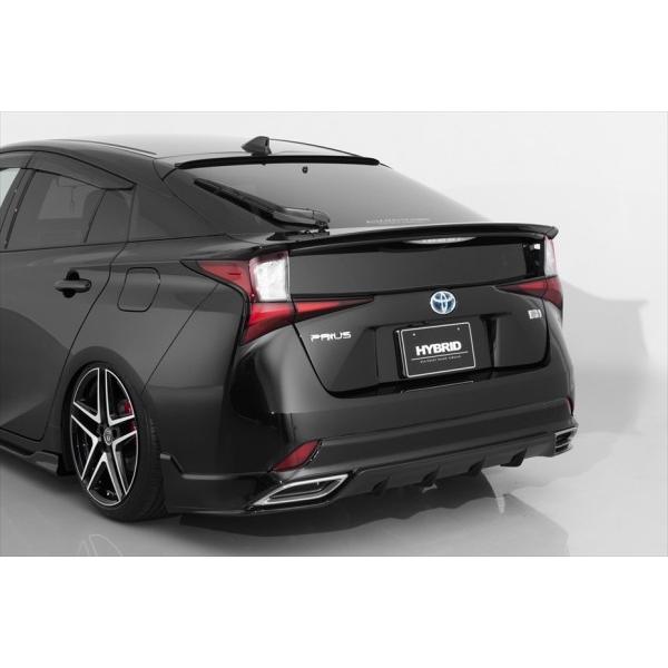トヨタプリウス50後期エイムゲインリアハーフスポイラーフィニッシャーカッター エイムゲイン プリウス 50系 後期 HYBRID リアハーフスポイラー