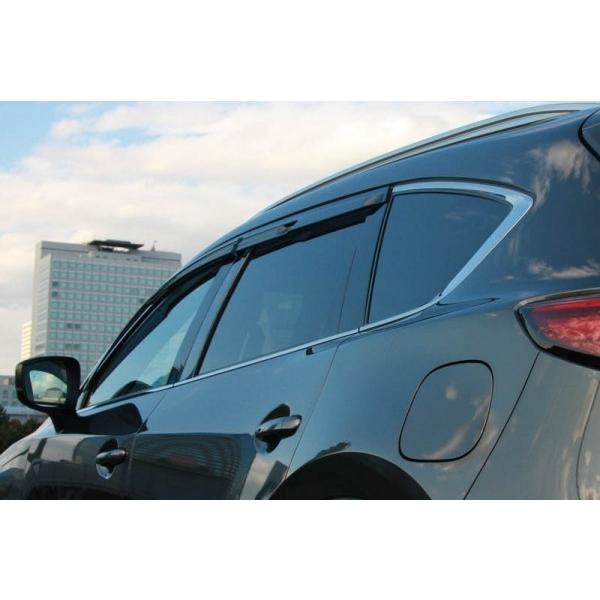 オートエクゼ AutoExe MAZDA2 DJ系 スポーツサイドバイザー 4枚セット