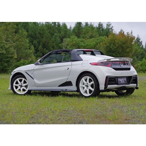 エスケレート S660 JW5 モデューロ MAS用リアウイング 綾織カーボン