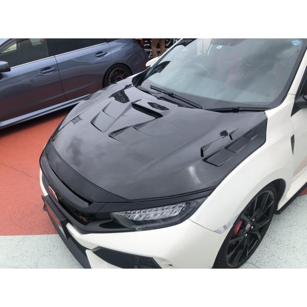 アミス シビックタイプR FK8 ボンネット カーボン : オートヴィレッジ