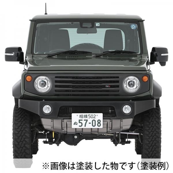 jb74 用 アピオ タクティカルフロントバンパー アピオ ジムニーシエラ JB74 タクティカルフロントバンパー 未塗装