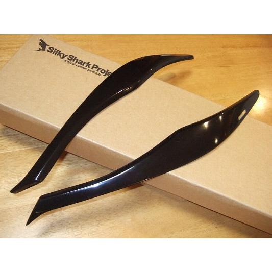 送料無料 BMW E90/E91 後期 LCIモデル アイライン タイプ2 FRP製 純正色塗装済 カラー名・カラー番号をご指定下さい