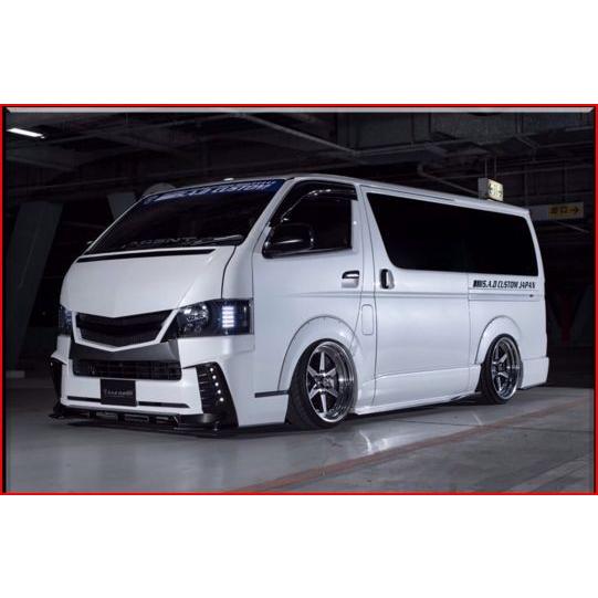 SADカスタム ハイエース 200系 標準ボディ ボディ AGENT エアロ3点