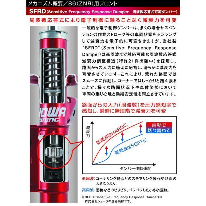 サード GR86 ZN8 MT車 SARD×SHOWA TUNING EVOLUTION KIWAMI サード GR86 ZN8 MT車 SARD×SHOWA TUNING EVOLUTION KIWAMI