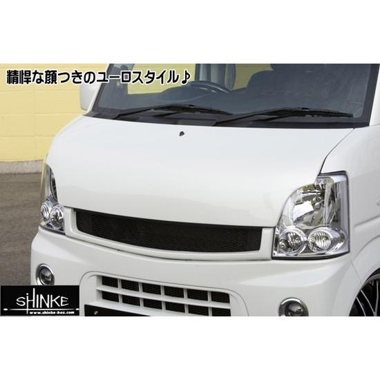 シンケ エブリイワゴン DA64W ユーロボンネット 未塗装 : オート