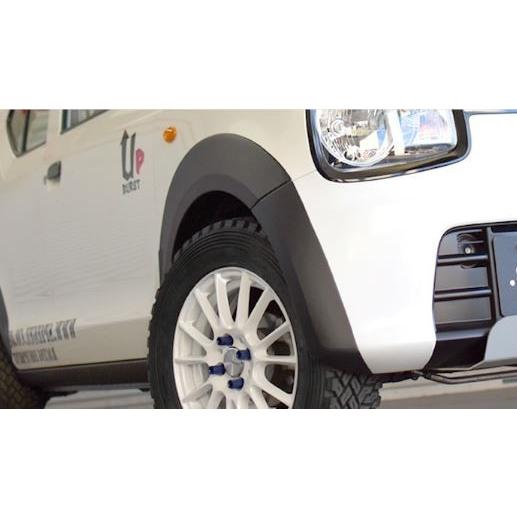 シュピーゲル アルト HA36S/HA36V NA車専用 ワイドフェンダー9 シボ黒タイプ