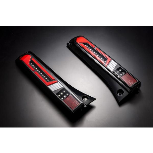 ショウワガレージ N-VAN JJ1/JJ2 LEDテールランプ クリアレンズ レッド