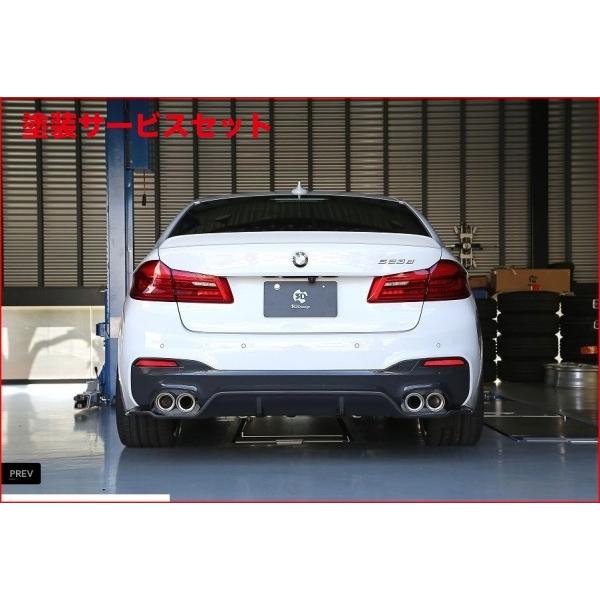 当社塗装品 3D デザイン BMW 5series G30 M-Sport リアディフューザー