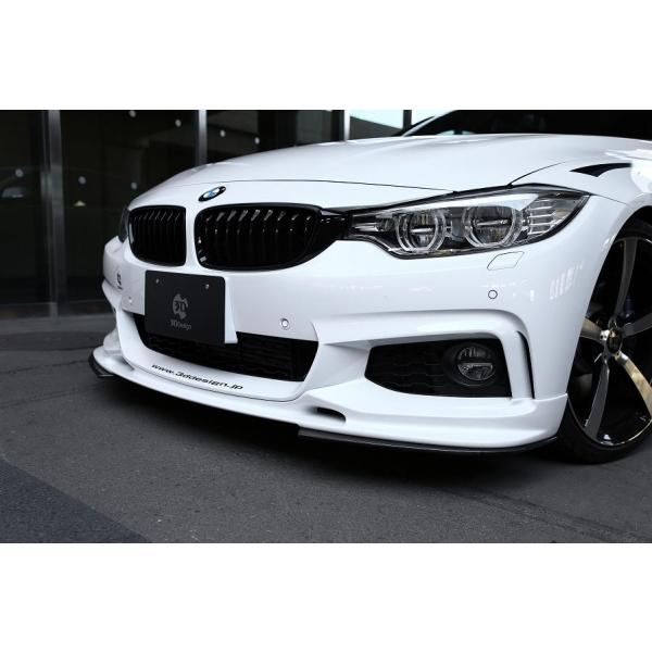 3D デザイン BMW 4Series F36 グランクーペ M-SPORT用 フロントリップ 