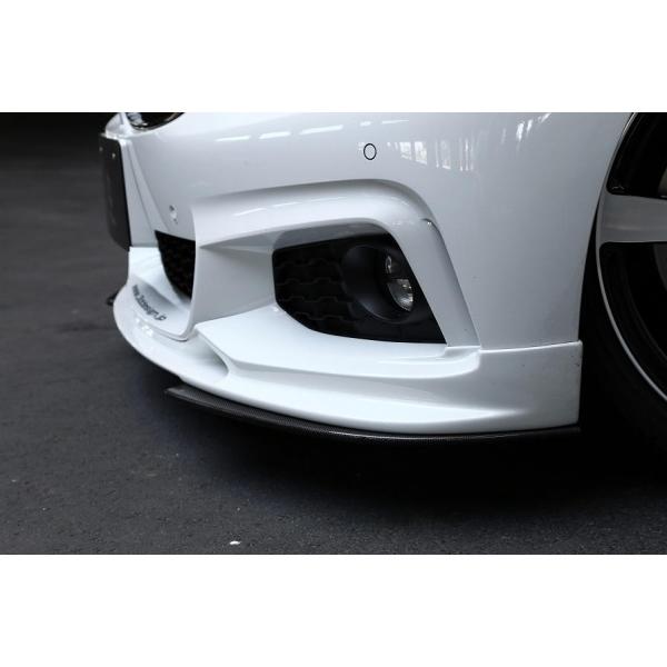 3D デザイン BMW 4Series F36 グランクーペ M-SPORT用 フロントリップ 