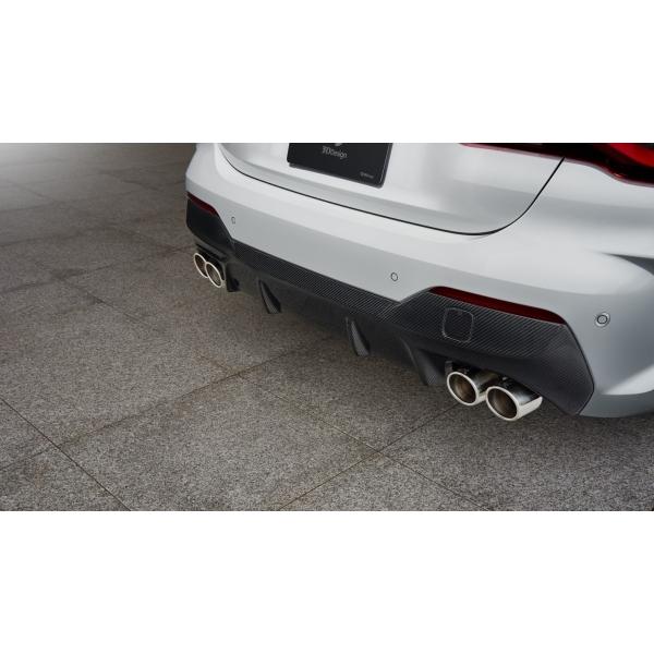 BMW 4Series G22/23 M-Sport/M440i リアディフューザー/3DDesign4テールマフラー対応 カーボン
