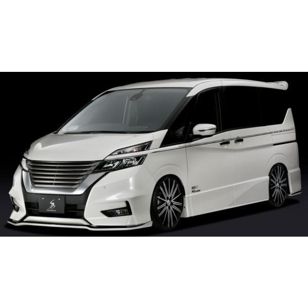 シルクブレイズ セレナハイウェイスター C27 前期 フロントリップ