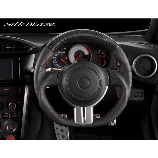 シルクブレイズ 86 ZN6 スポーツステアリング カーボン : オート