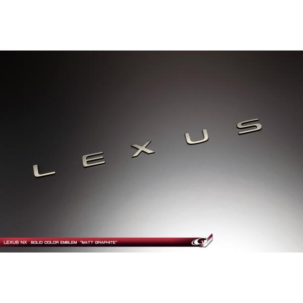 グラージオ レクサス RX500h TALH17 エンブレム LEXUS マット 