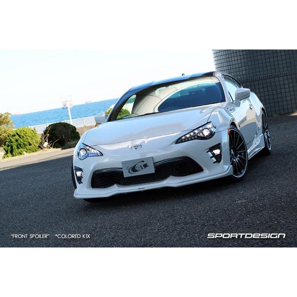 送料無料 86 ZN6 後期 モデル2 フロントスポイラー クリスタルブラック シリカ(D4S)