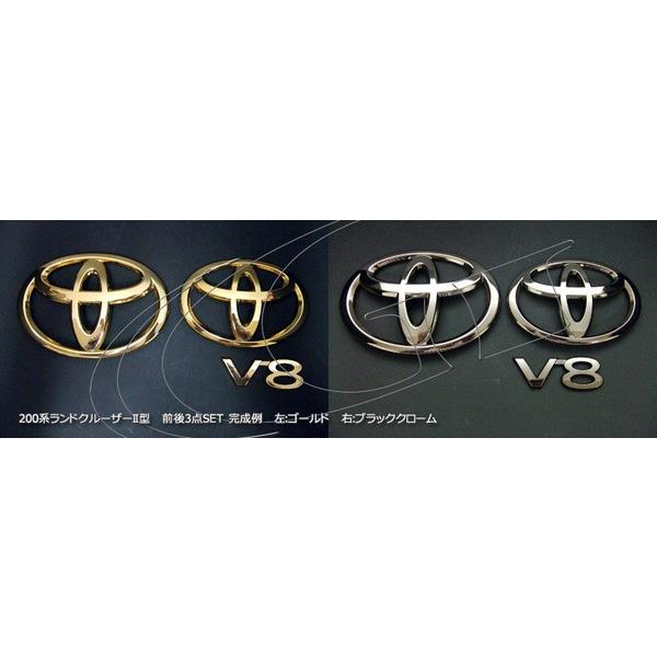 グラージオ ランドクルーザー 200系 2007.09-2015.07 前後3点セット ゴールド