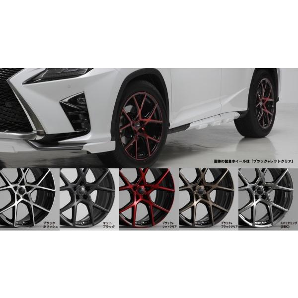 エルエックスモード LX GT1 フローフォーミングモノブロック ブラックポリッシュ+レッドクリア (カラークリア)