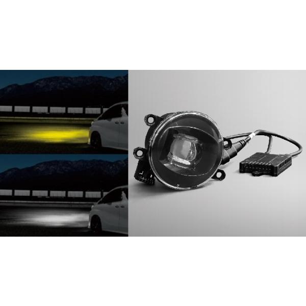 エルエックスモード RAV4 50系 LEDフォグランプ ONE FOG白いこと 6000K 車、バイク、自転車-LED