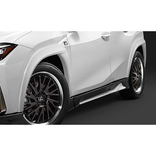 TRD│エアロ フェンダー│レクサス UX｜212 ブラック｜一台分 ティーアールディー レクサス UX250h/UX200 10系 エアロフェンダー