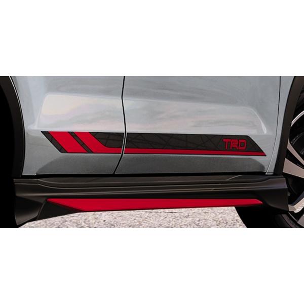 TRD ティーアールディー TRD ライズ A200A/210A サイドデカール MS316-B1003