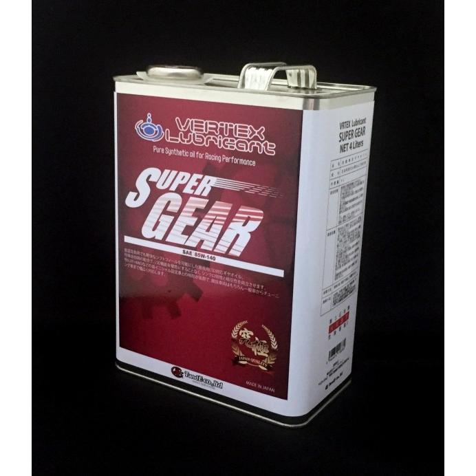 ティーアンドイー VERTEX Lubricant SUPER GEAR ギヤオイル 85W-140 4L