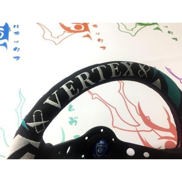 送料無料 VERTEX ステアリング「VERTEX LINE Labyrinth」90mmDEEP/33Φ｜autovillage｜03