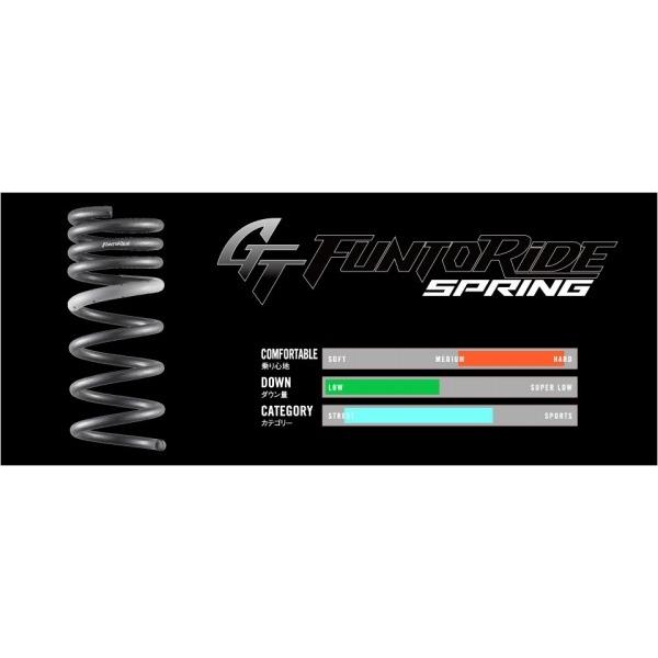 タナベ シビック ハッチバック FK7 GT FUNTORIDE SPRING フロント左