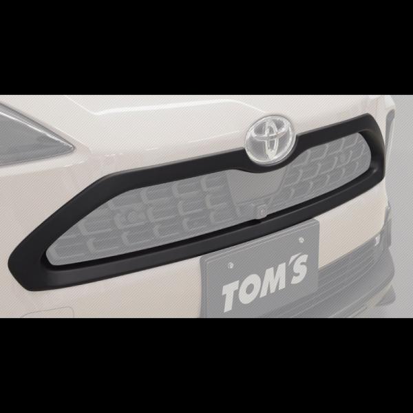 ヤリスクロス　　TOM'S トムス　グリルガーニッシュ ヤリスクロス用フロントグリルガーニッシュ TOM'S(トムス)エアロ