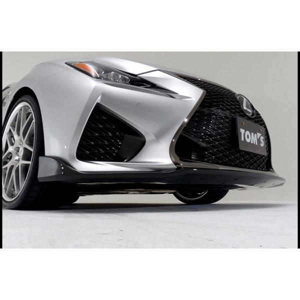 レクサス RC フロントバンパー エアロ カナード AVC10 GSC10 トムス LEXUS RC F USC10 (2014/9-2019/4) フロントディフューザー