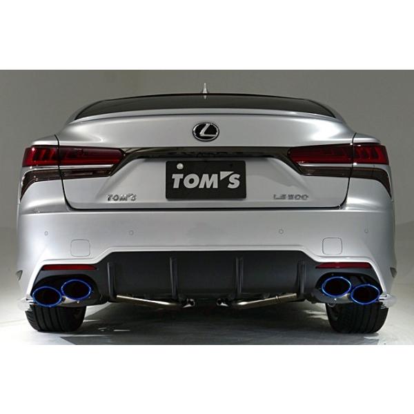 トムス LEXUS LS500/LS500h 50系 リアバンパーディフューザー 塗装済