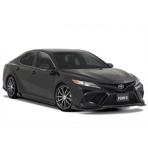 トムス カムリ AXVH70 WS リアバンパーサイドフィン 塗装済 プラチナ