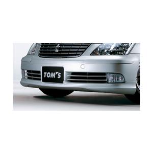 トムス クラウン フロントバンパースポイラー 塗装済 シルバー 1F7