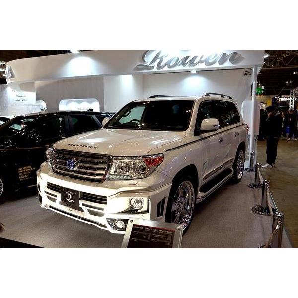 ランドクルーザー 0 ロエン 3点キットc トミーカイラ Harf Landcruiser 0 中期 H23 12 H27 8 Style Kit Front Harf Spoiler Sidestep Rear H