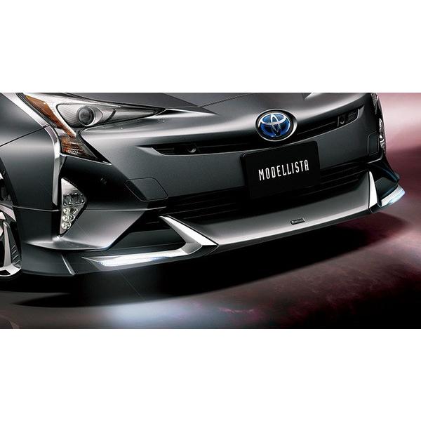 プリウス Modellista プリウス 外装パーツ トヨタモデリスタ 素地 50系 フロントスポイラー 車 バイク 自転車 Autovillage 50 Iconic Style 素地 オートヴィレッジ