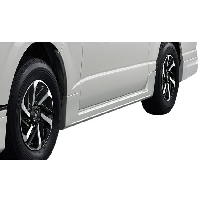 モデリスタ ハイエース 200 標準ボディ サイドスカート Ver.2 塗装済