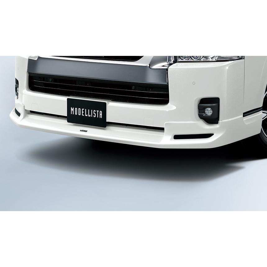 モデリスタ ハイエース 200 ワイド Version フロントスポイラー 塗装済 