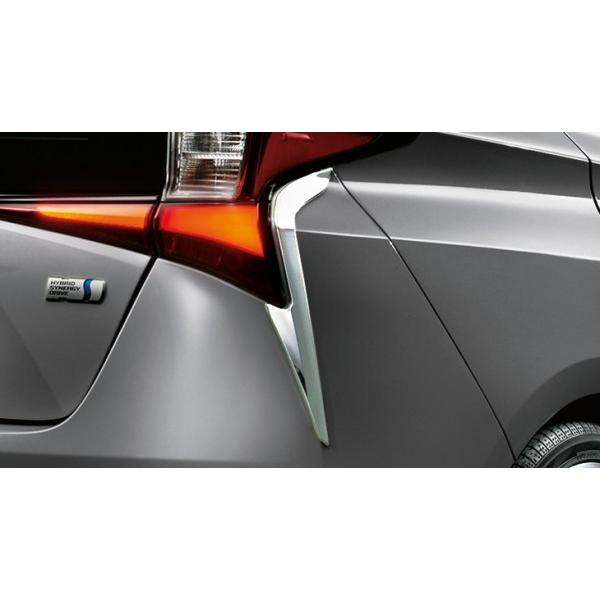 送料無料 プリウス 50系 後期 リヤガーニッシュ