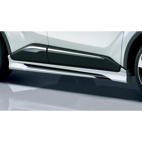 トヨタ C-HR モデリスタ サイドスカート インナーRH モデリスタ C-HR 10/50系 後期 ELEGANT ICE STYLE サイドスカート 素地