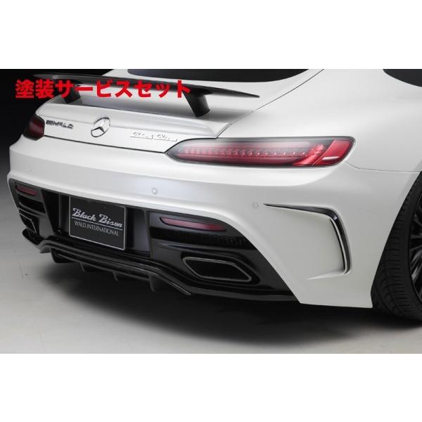 カラー番号をご指定下さい Mercedes AMG-GT リアバンパースポイラー FRP製