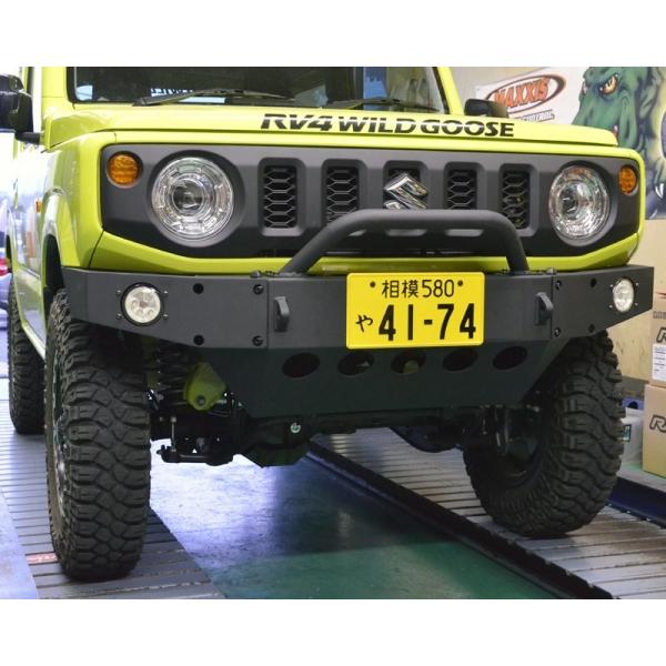 ワイルドグース　フロントバンパー　ジムニー　 ランプステー付き　ジムニーjb64 ワイルドグース ジムニー JB64 クロカンウインチバンパー用ランプ
