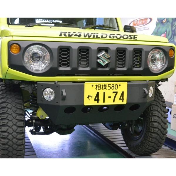 当社塗装品 ワイルドグース ジムニー JB64 クロカンウインチバンパー