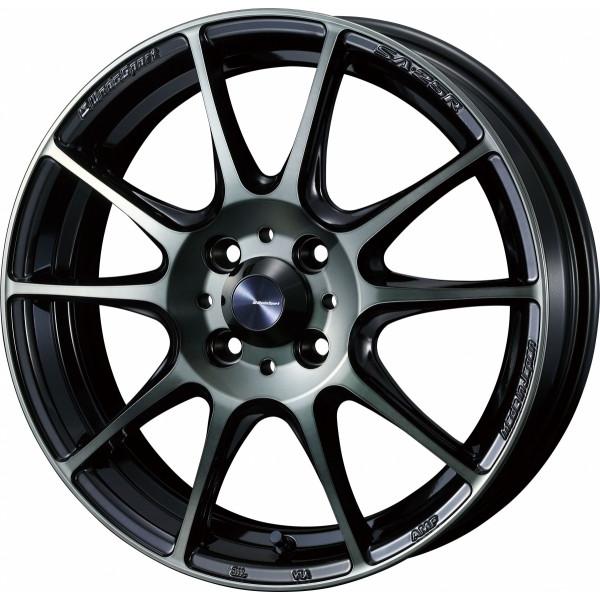 ウェッズ Weds Sport ウェッズスポーツ  SA25R 15インチ  6.0J  +48 4穴 PCD100 WBC (ウォースブラッククリアー) ホイール 2本セット