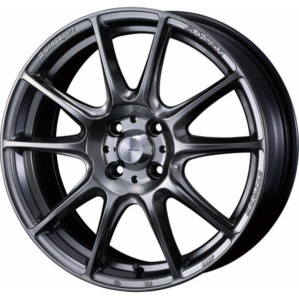 ウェッズ Weds Sport ウェッズスポーツ  SA25R 16インチ  6.5J  +38 4穴 PCD100 PSB (プラチナシルバーブラック) ホイール 4本セット