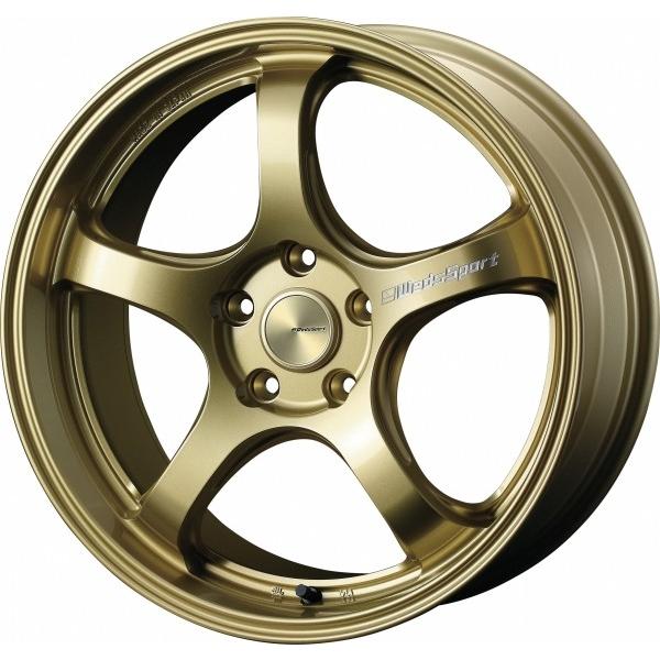 ウェッズ Weds Sport ウェッズスポーツ RN05M 18インチ  7.5J  +45 5穴 PCD114.3 ゴールド ホイール 2本セット