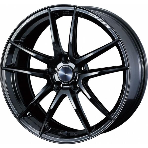 WEDS - ウェッズ Weds Sport ウェッズ運動競技 RN55M FACE F 18in  8.5J  +52 5穴 PCD114.3 GLOSS BLACK (グロス黒いこと) 車輪 1本