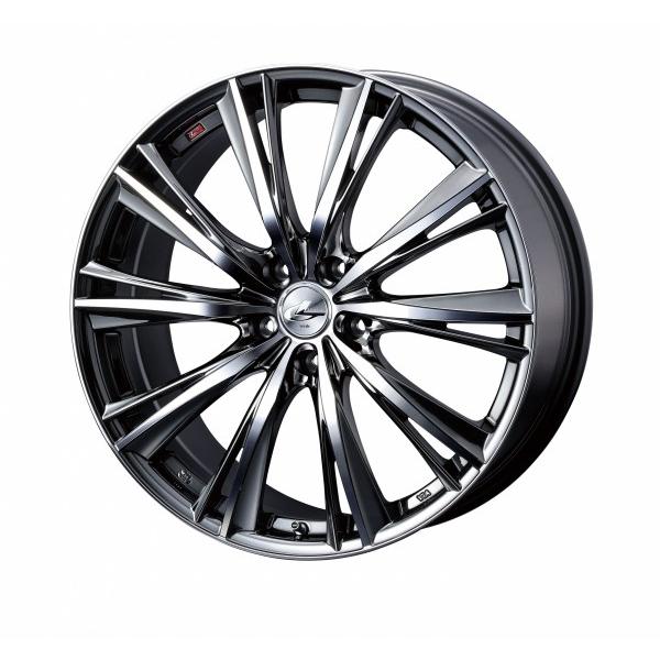 ウェッズ LEONIS レオニス WX 18インチ リム幅7.0J インセット+53 5穴 PCD114.3 BMCMC (ブラックメタルコート ミラーカット) ホイール 1本