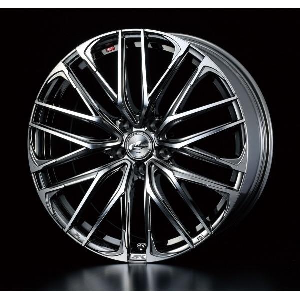 ウェッズ LEONIS レオニス SK 17インチ リム幅7.0J インセット+47 5穴 PCD100 BMCMC (ブラックメタルコート ミラーカット) ホイール 4本セ