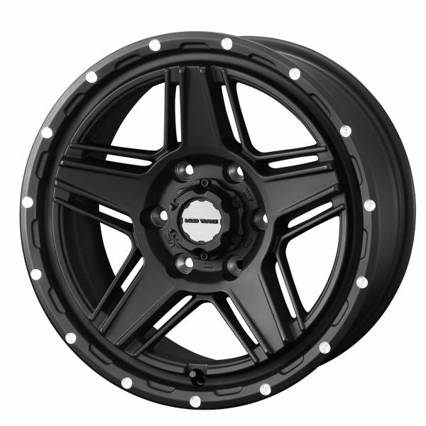 ウェッズ MUD VANCE マッドヴァンス 07 17インチ リム幅6.5J インセット+38 6 PCD139.7 フルマットブラック ホイール 2本セット