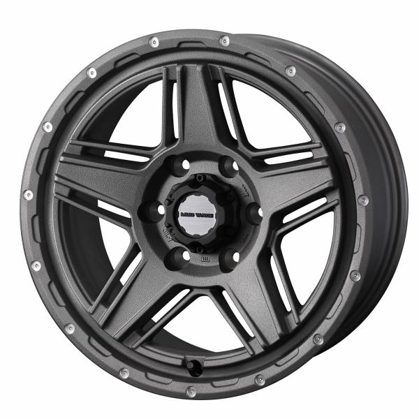 ウェッズ MUD VANCE マッドヴァンス 07 17インチ リム幅6.5J インセット+38 6 PCD139.7 フリントグレイ ホイール 4本セット
