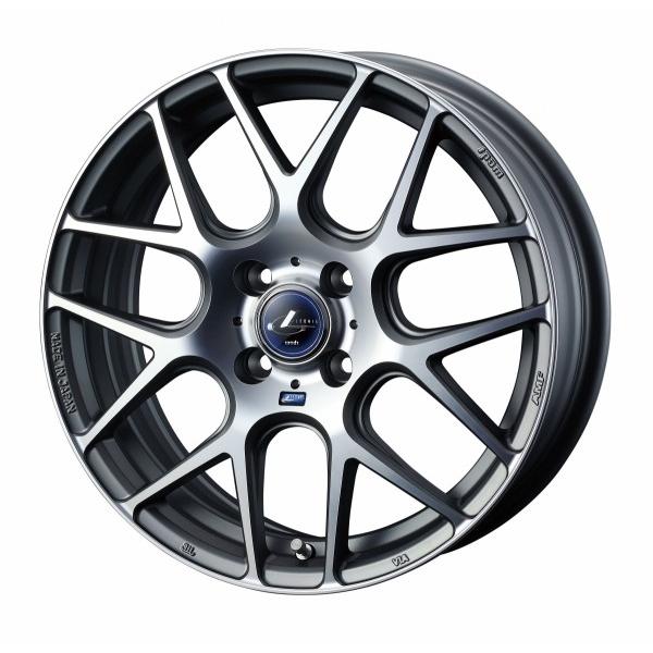 ウェッズ LEONIS NAVIA レオニス ナヴィア06 17インチ リム幅6.5J インセット+50 4穴 PCD100 MGMC (マットガンメタマシニングカット) ホイ